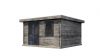 Lugarde Select Blokhut Winterswijk 400x400cm - Keteldruk Grijs