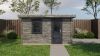 Lugarde Select Blokhut Groenlo met garagedeur 400x400cm - Keteldruk Grijs