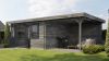 Lugarde Select Blokhut met overkapping Wehl 400x400cm + 300cm - Keteldruk Grijs