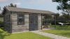 Lugarde Select Blokhut met overkapping Oosterbeek 400x400cm + 300cm - Keteldruk Grijs