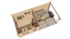 Lugarde Select Blokhut met overkapping Didam 400x400cm + 400cm - Onbehandeld