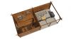 Lugarde Select Blokhut met overkapping Didam 400x400cm + 400cm - Keteldruk Bruin