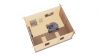 Lugarde Select Blokhut Lochem met garagedeur 400x500cm - Onbehandeld
