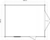 Lugarde Select Blokhut Lochem met garagedeur 400x500cm - Onbehandeld