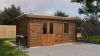 Lugarde Select Blokhut Zevenaar 500x300cm - Keteldruk Bruin