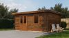 Lugarde Select Blokhut Duiven 500x400cm - Keteldruk Bruin