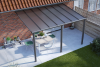 DHZ-veranda Smartline 424x250 cm - Antraciet structuur