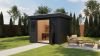 Lugarde Select Prima Enschede tuinhuis 300x240 cm 28 mm vuren zwartgrijs gebeitst