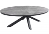 Tuinset Breeze - ovale tafel en 6 swingstoelen