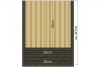 TOPDEAL! Betonnen sleufpaal EXTRA LANG antraciet 11,5x11,5x316 cm