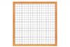 Gaaselement met Red Class Wood kader 180x180 cm