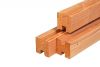 Lariks/Douglas stapelbouw tussenpaal / sleufpaal onbehandeld 11,5x11,5x300 cm
