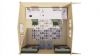 Tuindeco Torrent Blokhut 400x400 cm 34 mm vuren grijs geïmpregneerd