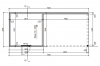 Poolhouse Trendy 300x300 cm + luifel 400 cm - compleet zwart gecoat