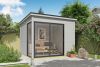 Outdoor Life Julia Tuinhuis 295x295 cm 28 mm vuren Platinum Grey gecoat