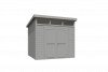 Outdoor Life Kibo Tuinhuis 250x250 cm 28 mm vuren Platinum Grey gecoat