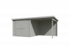 Outdoor Life Lars Tuinhuis 500x250 cm 28 mm vuren Platinum Grey gecoat