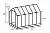 Royal Well - tuinkas Kate V - wit - afmetingen