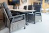Tuinset Serono - tafel en 6 verstelbare stoelen