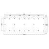 Overkapping plat dak Red Class Wood Odense type 12 XL