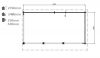 Lugarde Veranda VB02 600x300 cm - 44 mm - plattegrond