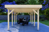 Carport 300x700 cm plat dak