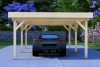 Carport 400x500 cm plat dak