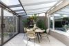 Profiline veranda 400x330 cm - antraciet - helder polycarbonaat dak - SALE02203