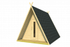 Camping Wigwam - 300x370 cm - incl. dakshingles en vloer - thermisch gemodificeerd hout