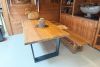 SenS-Line Winston teak tafel 220x100 cm met aluminium antraciet poten - Showmodel Numansdorp, Hoofddorp & Wommelgem