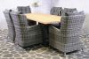Tuinset met wicker stoelen