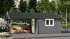 Woodpro Hank tuinhuis met overkapping 