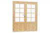 Woodvision Dubbele deur 8-ruits 168x201 cm - Blank