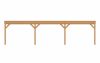 Buitenverblijf Sublime Plat dak - 1000 x 350 cm