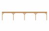 Buitenverblijf Sublime Plat dak - 1400 x 400 cm