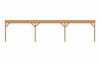 Aanbouw veranda Sublime plat dak - 1100 x 300 cm