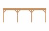 Aanbouw veranda Sublime plat dak - 800 x 350 cm