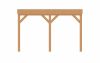 Aanbouw veranda Sublime plat dak - 400 x 400 cm