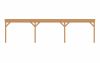 Aanbouw veranda Sublime plat dak - 1000 x 400 cm