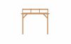 Aanbouw veranda Oblique schuin dak - 300 x 350 cm - Polycarbonaat