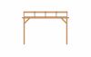 Aanbouw veranda Oblique schuin dak - 400 x 350 cm - Polycarbonaat