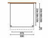 Aanbouw veranda Oblique schuin dak - 300 x 400 cm - Dakbeplanking