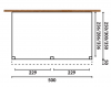 Aanbouw veranda Oblique schuin dak - 500 x 400 cm - Dakbeplanking