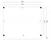 Red Class overkapping Zoutelande 400x330 cm basis incl. schroefpakket - Bouwpakket