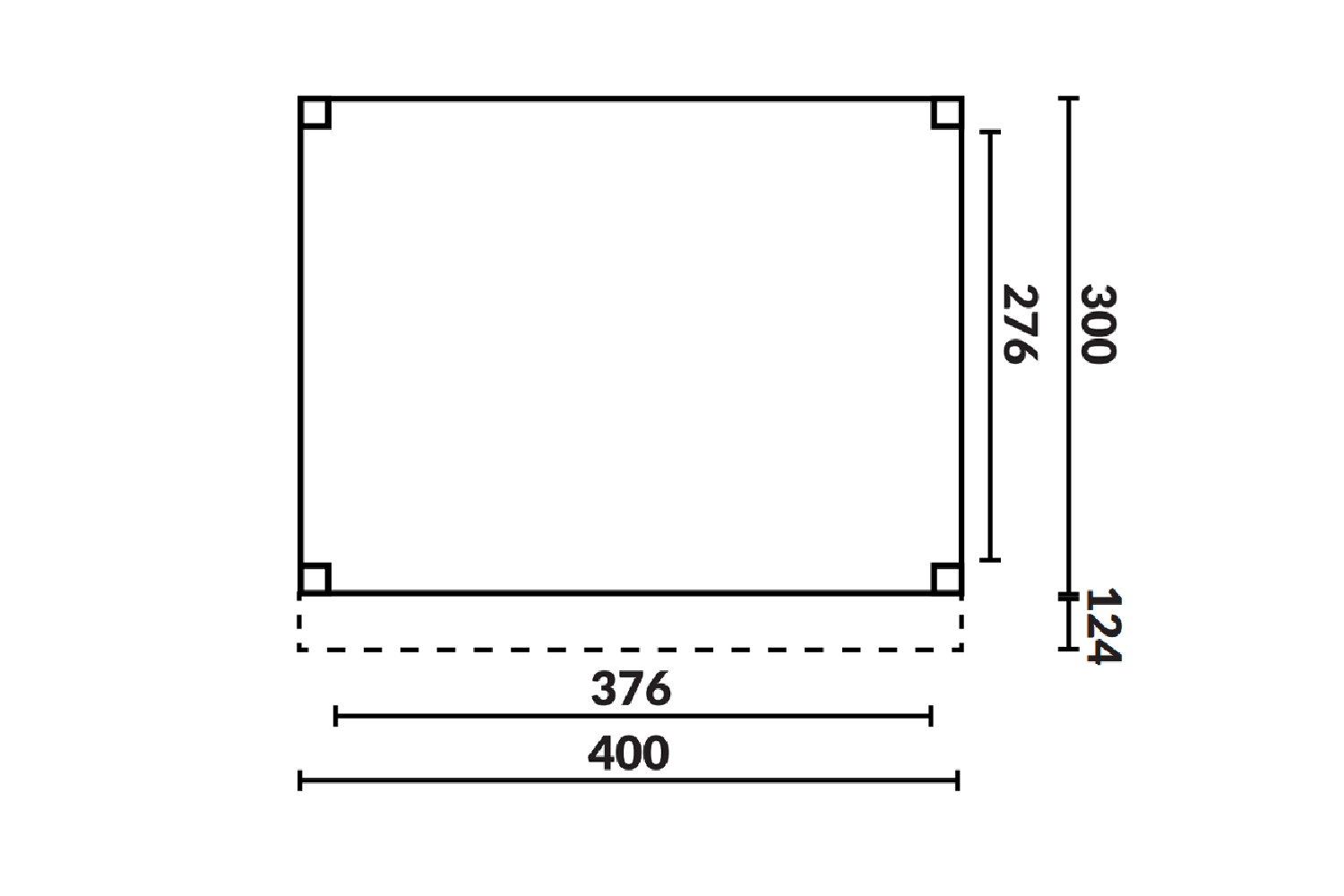 DHZ Kapschuur Canopy - 400x300 cm