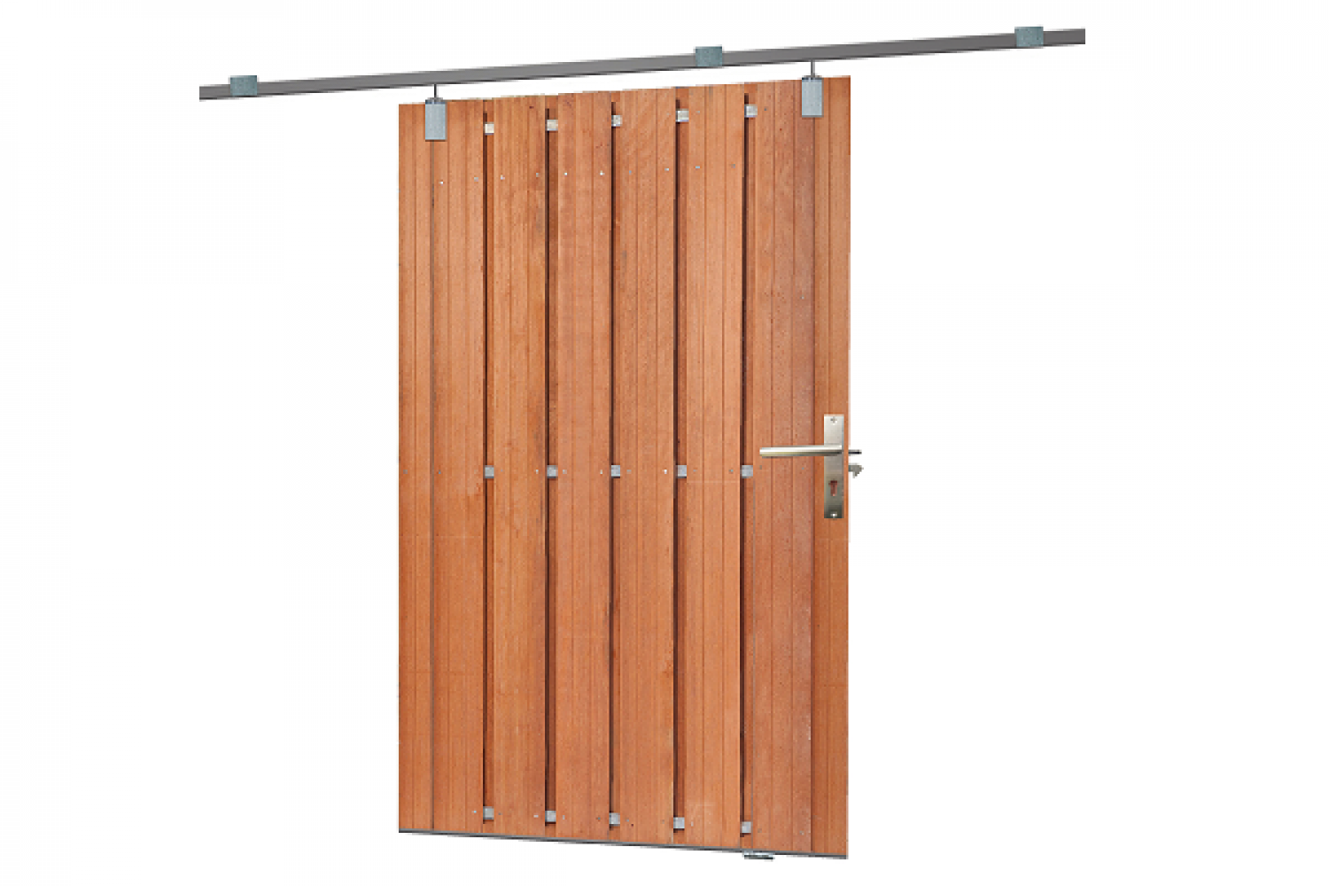 Schuifdeur 130x195 cm - Hardhout