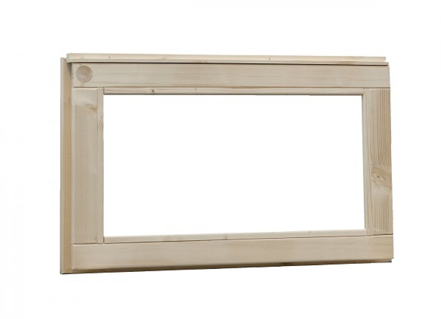 Vast raam blank glas 72x45 cm - Blank