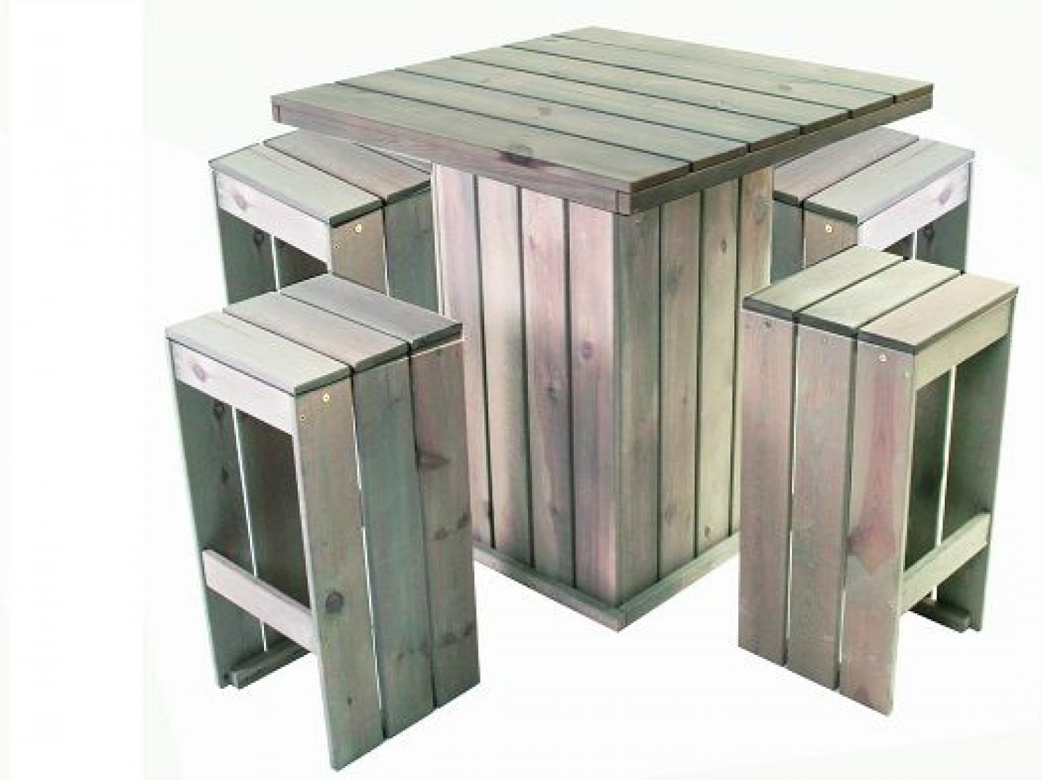 Toulouse set - bartafel + 4st. barkruk -  Velp & Numansdorp