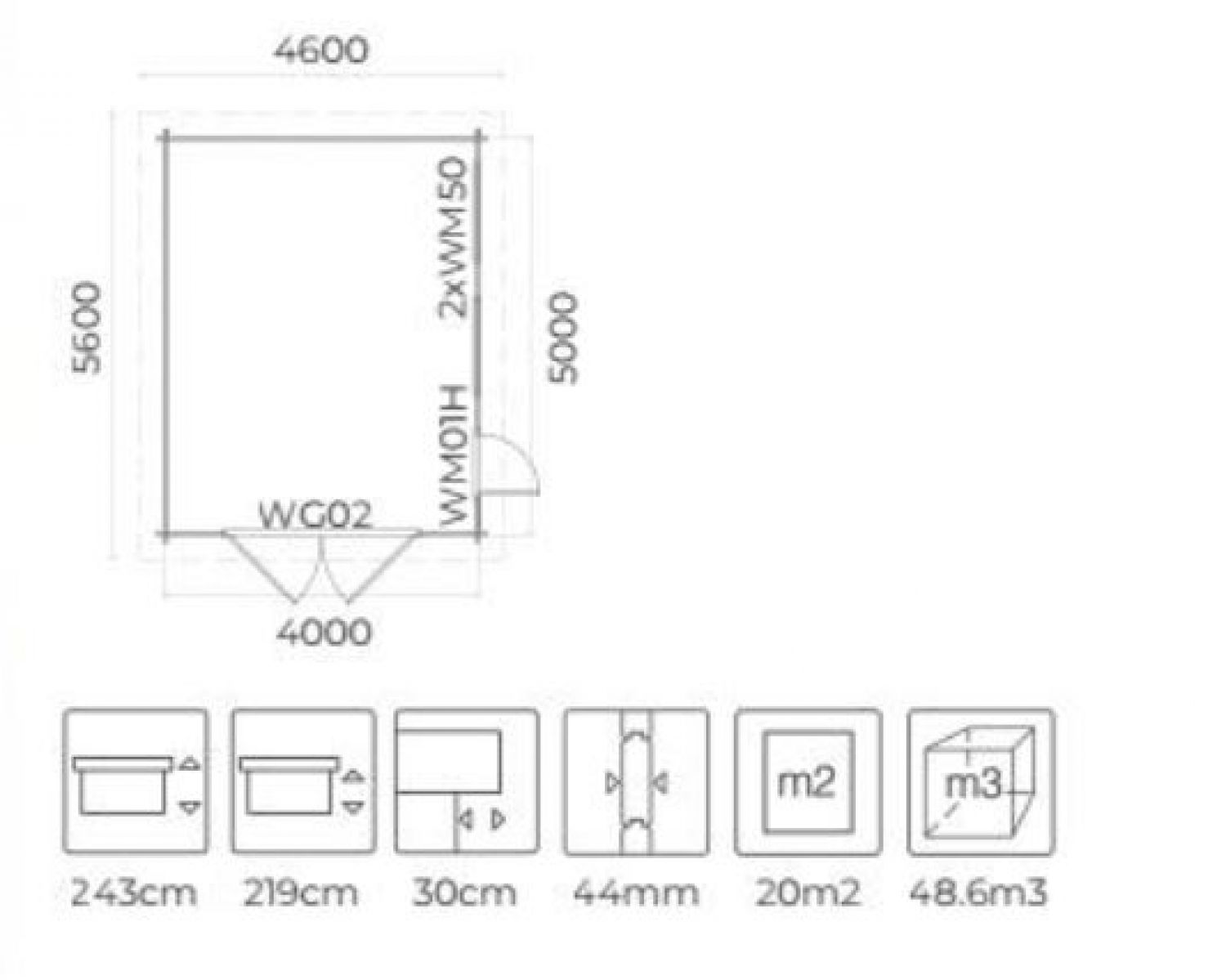 Garage Emst - Plattegrond