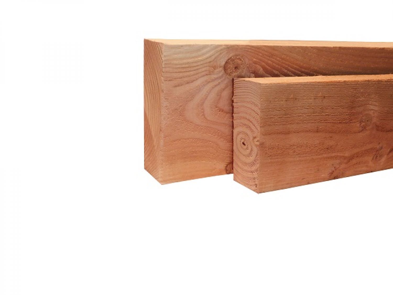 Woodvision Geschaafde gording Douglas 5,8x19x500 cm - Groen Geïmpregneerd